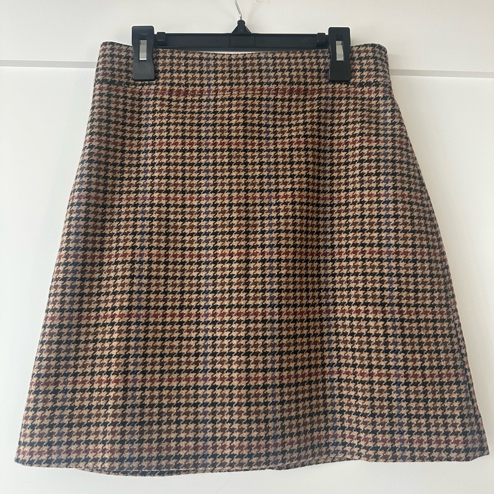 J.Crew Houndstooth Skirt